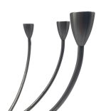 Modern Fém Nyolcágú Gyertyatartó Párban