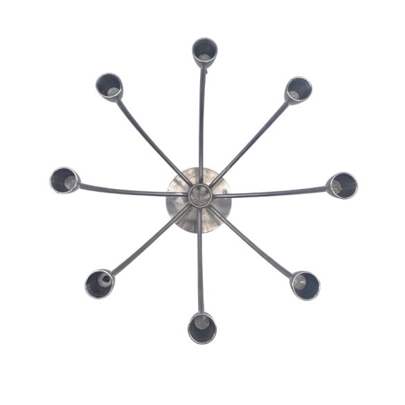 Modern Fém Nyolcágú Gyertyatartó Párban