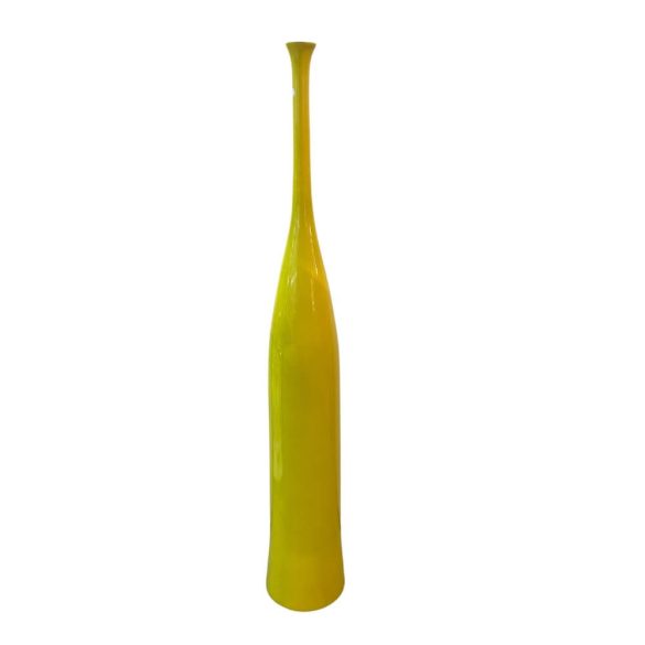 Design Sárga Plasztik Padlóváza 100 cm 