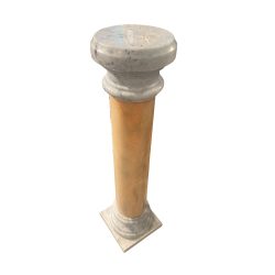 Márvány Posztamens Lazac És Fehér színben