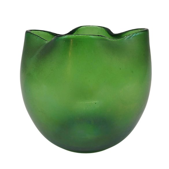 Zöld Fodros Üveg 