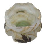 Harrach Kézzel festett fodros váza