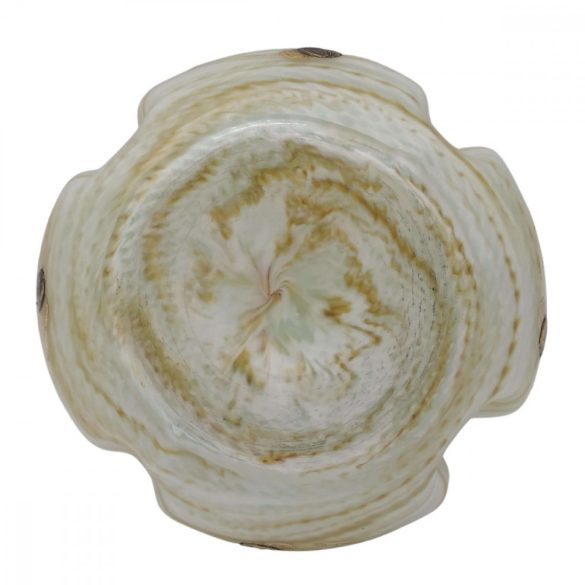 Harrach Kézzel festett fodros váza