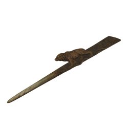 Bécsi Bronz Levélnehezék-Medve-