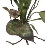 Festett Bécsi Bronz Virágtartó