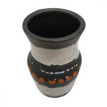 Gorka Lívia Narancs Fekete Mintás Váza