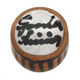 Gorka Lívia Narancs Fekete Mintás Váza