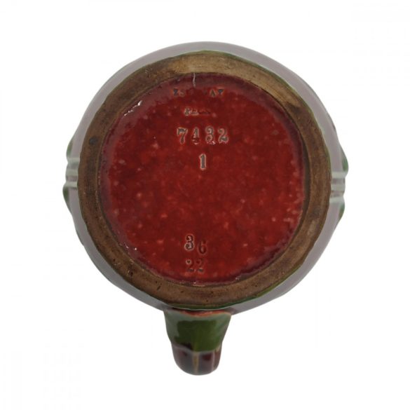 Zsolnay Kancsó Szecessziós Virágos