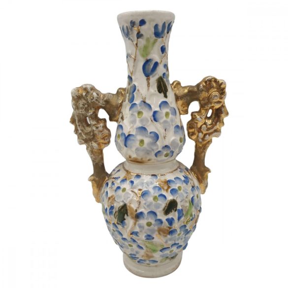 Zsolnay historizáló kék váza