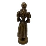 Jean Garnier - Bronz szobor-  Miss Helyett- 