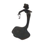 Bronz Szecessziós óratartó