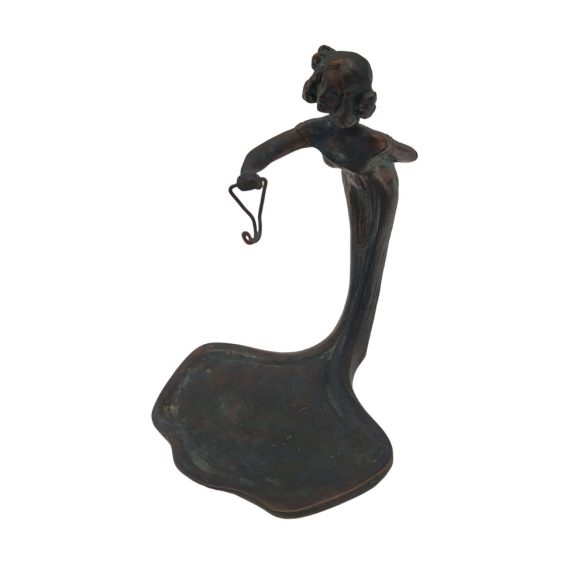 Bronz Szecessziós óratartó