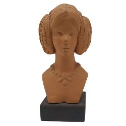 Őrsi András- Női portré-nyakláncos