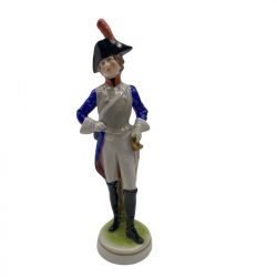 Nápolyi porcelán katona figura