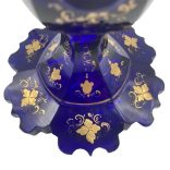 Osztrák Biedemeier virágváza 