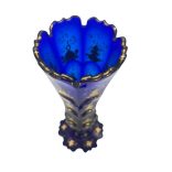 Osztrák Biedemeier virágváza 