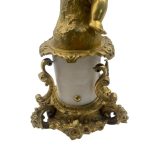 Francia aranyozott gyertyatartó