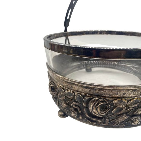 Ón ezüstözött kínáló