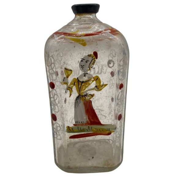 Különleges pálinkásüveg, Erdélyből a 18 század közepéről