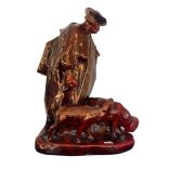 Zsolnay piros eozin terelő juhász