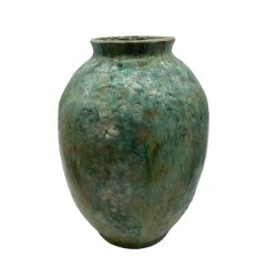 Gádor István zöld váza 30 cm