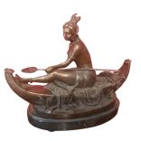 Duchoiselle jelzéssel, 19 sz.: Halászó indián lány