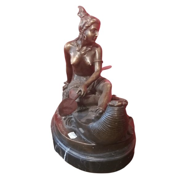 Duchoiselle jelzéssel, 19 sz.: Halászó indián lány