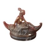 Duchoiselle jelzéssel, 19 sz.: Halászó indián lány