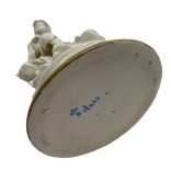 Olasz, nápolyi rokokó kisfiú porcelán 
