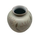  Rosenthal porcelánváza Fritz von Stockmayer japonizáló színes festményével. 1940-es évek