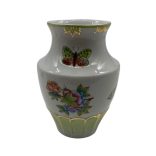 Herendi Viktória mintás porcelán váza 