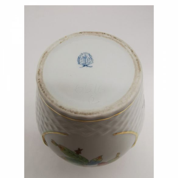 Herendi viktória mintás váza aranyozással