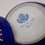 Herendi jubileumi kobeltkék bonbonier