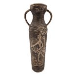 Kerámia váza, Nimfa és Íjász