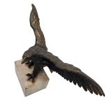 Bronz Turul kő alapon