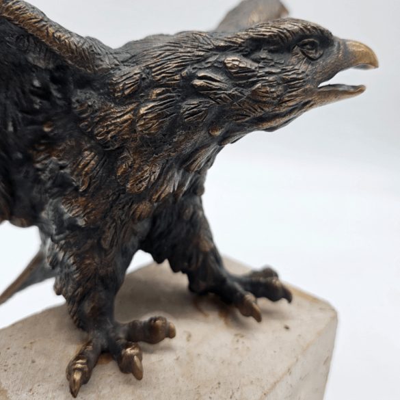 Bronz Turul kő alapon