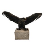 Bronz Turul kő alapon