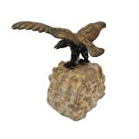 Bronz sas a sziklán