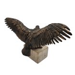 Bronz Turul kő alapon